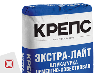Штукатурка Крепс 25 кг для отделки в Красноярске
