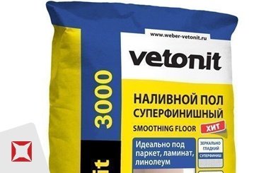 Наливной пол Weber-Vetonit 20 кг финишный