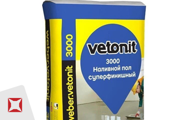 Наливной пол Weber-Vetonit 20 кг самонивелирующийся