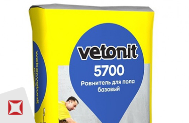 Наливной пол Weber-Vetonit 25 кг универсальный