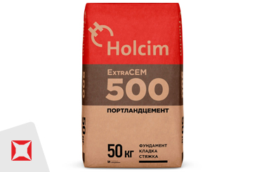Цемент в мешках ЦЕМ II/А-И 50 кг Holcim ГОСТ 31108-2020