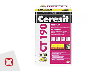 Штукатурно-клеевая смесь Ceresit 25 кг для минеральной ваты