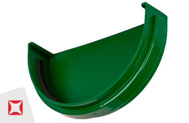 Заглушка желоба 120 мм зеленая Docke