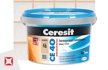 Затирка для плитки Ceresit 2 кг карамель